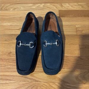 Alfani Men's Bryant Navy Horsebit Loafers